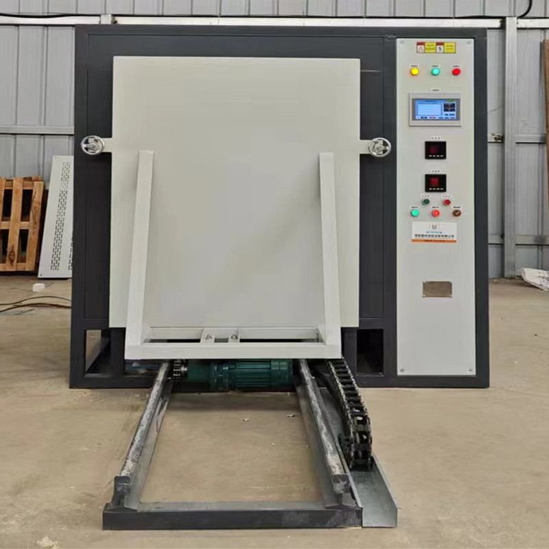 觸摸屏控溫電動(dòng)臺(tái)車爐